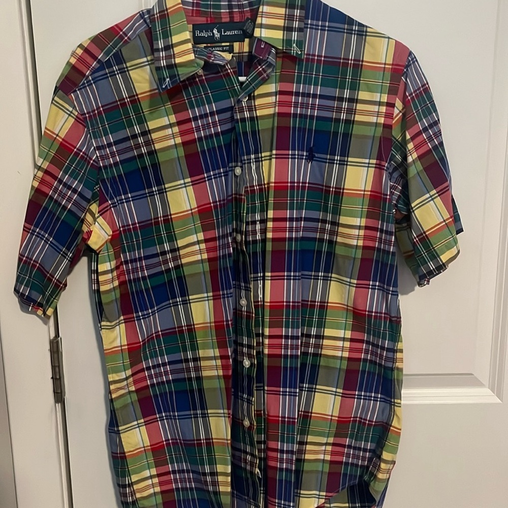 Ralph Lauren button down short sleeve shirt